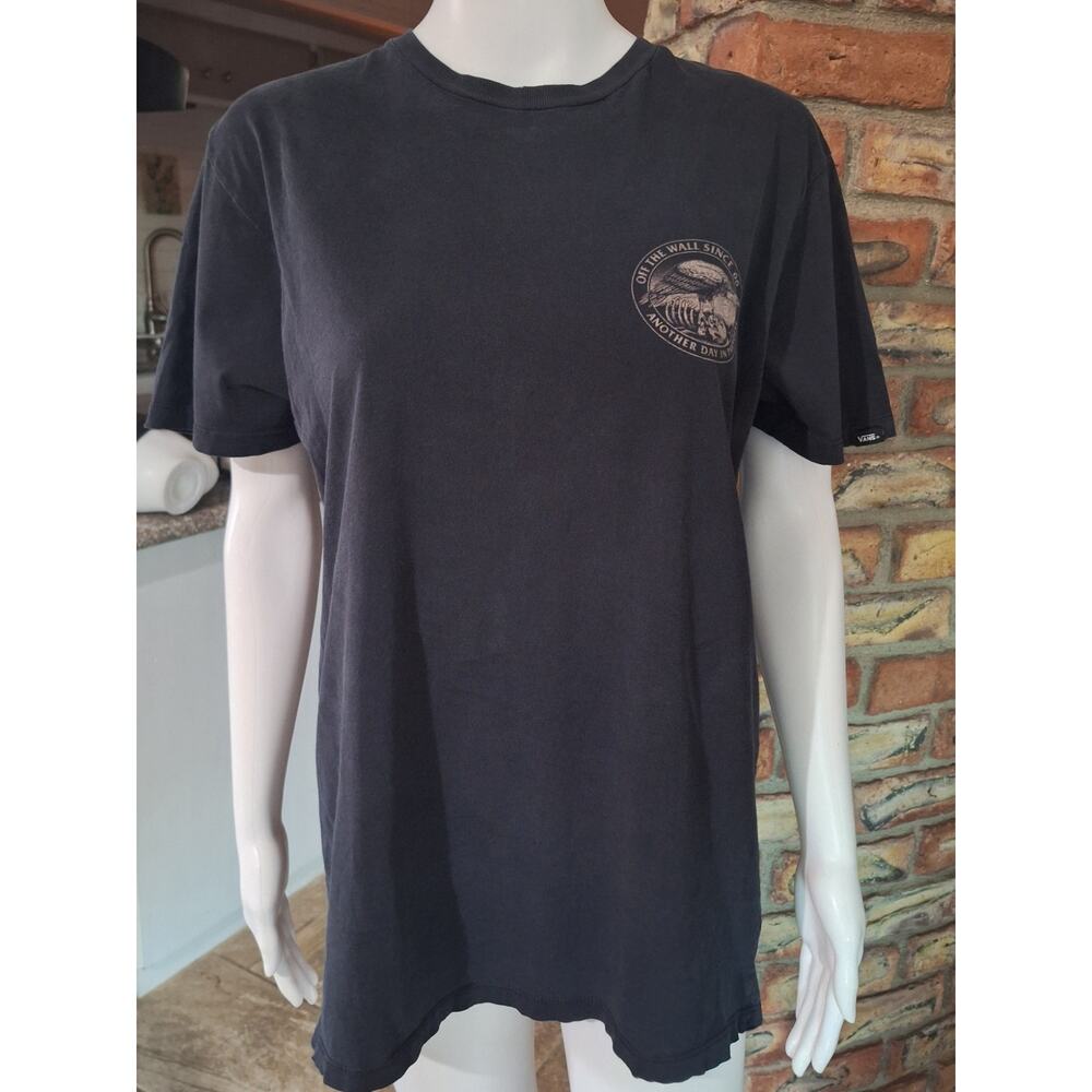 Vans Off The Wall Another Day in Paradise Graphic Tee Black Medium - Picture 5 of 7
